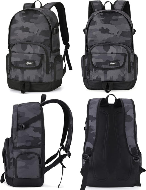 rickyh style School Backpack Travel Bag for Men & Women Lightweight College Back Pack with Laptop Compartmen...