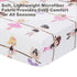 EVERYDAY KIDS Toddler Fitted Sheet and Pillowcase Set -Born to Dance Ballerina- Soft Microfiber, Breathable and Hypoallergenic Toddler Sheet Set...