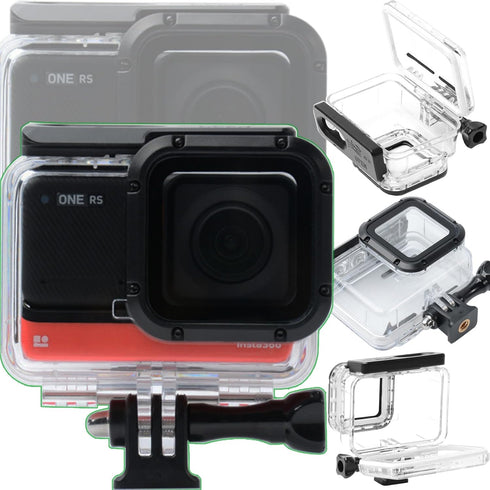 Waterproof Housing Case Compatible with Insta360 ONE RS 4K Edition Underwater Diving Shell 60M Accessories...