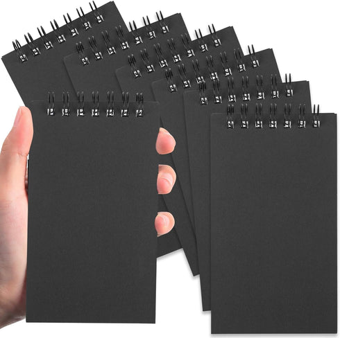 Small Spiral Notepads Bulk Pocket Notebooks, 3" x 5", Memo Pads Lined College Ruled Journal Mini Notepads Sketchbook 120 Pages for School Office E...