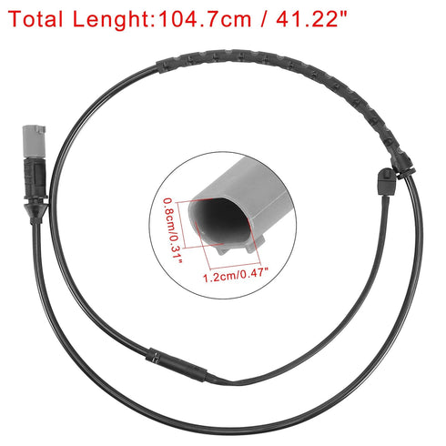 X AUTOHAUX 2pcs Car Rear Brake Pad Wear Sensor 2 Pins for BMW X6 X5 2011-2016 34356792571...
