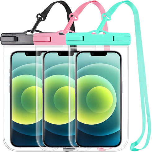 2024 Waterproof Phone Pouch: 3 Pack Cruise Ship Essentials Must Haves Dry Bag for Vacation Beach Travel Kayak Accessories, Water Proof Phone Case ...