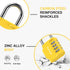 Puroma 2 Pack Combination Lock 4 Digit Locker Lock Outdoor Waterproof Padlock for School Gym Locker, Sports Locker, Fence, Toolbox, Gate, Case, Ha...
