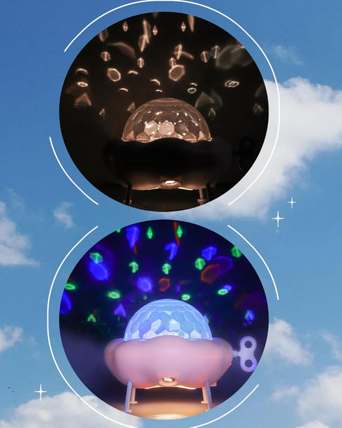 Cute Bluetooth Speaker, Stereo Sound Wireless Portable Speaker with Remote,Night Lights,Star Projector Light for Room Office Decor,Birthday Gifts ...