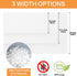 Bloss Clear Shelf Liner Non Adhesive Kitchen Drawer and Cabinet Liners Washable Cupboard Liner for Shelves,Refrigerator,Dresser 17.7 x 78.7 Inch...