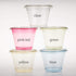 Golden Apple, 9oz-50sets Pink Red Plastic Cups with Clear Flat no Hole lids…...