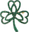 EVER FAITH St. Patrick's Day Three Leaf Clover Brooch, Good Luck 3 Love Heart Celtic Knot Green Crystal Brooch Pin Irish Holiday Jewelry Gift for ...