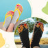 9 Pairs Toeless Socks for Women Cotton Pedicure Socks Flip Flop Open Toe Socks Women, Black Gray Pale Yellow, One Size...