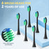 Bear Sonic Electric Toothbrush for Adults, Rechargeable Toothbrush with 5 Mode, 6 Brush Heads & Travel Case, One Charge for 60 Days, Smart Timers ...