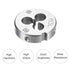uxcell Tap and Die and Drill Bit Set, M3 x 0.5 Left Hand Thread Milling Tap and Round Die, 2.5mm Cobalt High Speed Steel Twist Drill Bit...