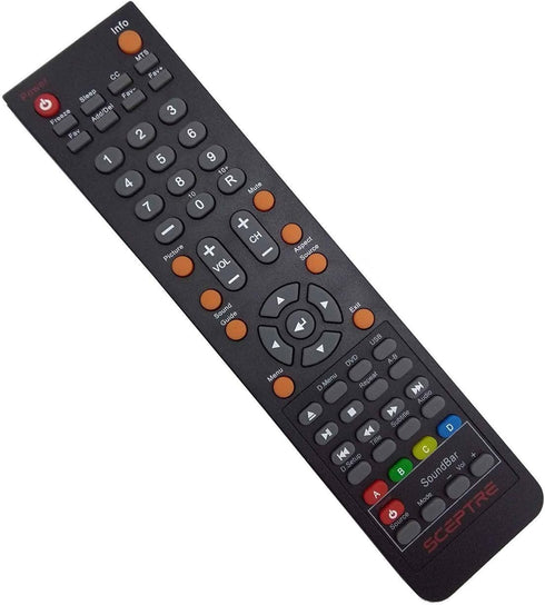 Smartby New Sceptre TV DVD Soundbar Combo Remote for Sceptre TV DVD Soundbar E243BD-FHD E246BD-FHD E325 E245BD-FHDU E325BV-HDCE325-E328BV-FMD E328...