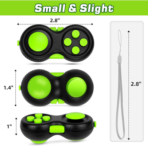 WTYCD Original Fidget Toy Game, Rubberized Classical Controller Fidget Concentration Toy with 8-Fidget Functions and Lanyard - Excellent for Relie...