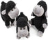 Sheep Lamb Plush, Soft Cute Black Lamb Plush Toy, Children's Sheep Plush Toys, Gifts Children Prone Position 8.5inch...