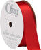 Berwick Offray 062272 7/8" Double Face Satin Ribbon, 6-Yard Spool, Red...