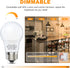 A15 Ceiling Fan Light Bulb 60 Watt Equivalent, 6.5W Dimmable LED Light Bulbs, 2700K Warm White, E26 Base, 4 Pack A15 LED Light Bulbs 60W for Penda...