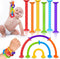 Toddler Bath Toys Suction Toy: Textured Sensory Suction Bath Toys, Kids Sensory Fidget Toys for Windows Building Toys, No Hole Baby Bath Toys, Str...