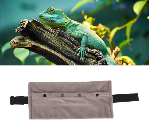 Lizard Sling Carrier, Ample Space Spacious Opening Reptile Sling Carrier for Camping (Grey)...