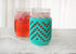 Silicone Mason Jar Sleeve - Fits 16oz (1 pint) REGULAR-Mouth Jars | Package of 4 (Multicolor)...