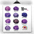 Eye Candy Pigments Premium Purple Mica Powder - Kyoho Grape (25gr) - for Epoxy, Resin, Soap, Paint, Woodworking, Acrylic Pouring, Bath Bombs, Fish...