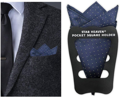 Pocket Squares Holder For Men, Best Accessories for Suits, Tuxedos,Vests and Dinner Jackets, 1Pack Assorted....