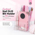 Saviland Nail Drill Holder: Nail Organizers and Storage Nail Tool Organizer Nail desk Organizer for Nail Tech Supplies 10 Holes Nail Bit Holder Ea...