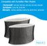 ANTOBLE 2 Pack Humidifier Filter for Holmes HWF64 HWF64CS, Model HM1730, HM1745, HM1746, HM1750, HM2200 - Filter B