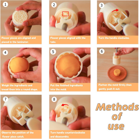 21 Pieces Bath Bomb Mold Kit, MaehSab 3 Pcs Round Bath Bombs Press with 18 Flower Pattern Stamps for Making DIY Bath Bombs Tools, Moon Cake Making...