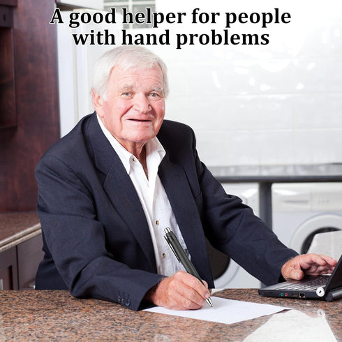 3pcs Big Pens Heavy Pens, 7.87 Inch Smoothly Writing Oversized Weighted Pen Fat Pens Large Giant Writing Tool with Comfortable Sleeve for Arthriti...