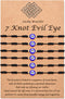 Tarsus (Ver.3) Evil Eye 7 Knot Lucky Bracelets Adjustable Red String Amulet for Women Men Girls & Boys 6 Pcs Bracelets...