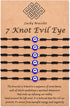 Tarsus (Ver.3) Evil Eye 7 Knot Lucky Bracelets Adjustable Red String Amulet for Women Men Girls & Boys 6 Pcs Bracelets...