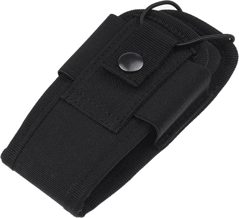 Create idea Radio Pouch Security Walkie Talkie Bag Belt Holder Black Nylon 1000D for Fireman Teacher...