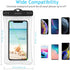 Waterproof Phone Pouch/Case Floating, Water Proof Phone Pouch for iPhone & Samsung Galaxy, IPX8 Phone Water Protector Pouch for Travel, Vacation, ...