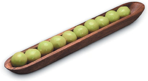 Ironwood Gourmet Olive Canoe, 1 x 1.75 x 16 inches, Brown...
