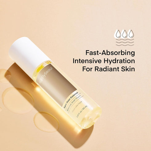 Bean Essence Face Repair Serum: Facial Hydrating & Glowing Botanical Snail Mucin for Glass-Like Skin from Korean Skincare, 1.69 fl. oz / 50mL...