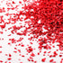 Crushed Glass Irregular Metallic Chips Sprinkles Chunky Glitter Red 100g 2-4mm for Nail Arts Craft DIY Vase Filler Epoxy Resin Mold Scrapbooking J...