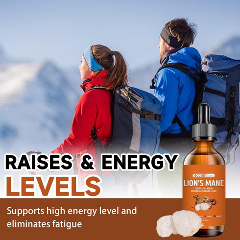 Lions Mane Mushroom Supplement for Memory, Focus & Clarity, Mushroom Supplement with Lion's Mane, Cordyceps, Reishi for Natural Immune Support, No...