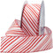 Royal Imports Red/White Candy Cane Christmas Ribbon, 2.5" (#40) Peppermint Design for Floral, Craft, Holiday Decoration, 25 Yard Roll (75 FT Spool...