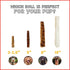 Pet Factory Twistedz American Beefhide 5" Twist Sticks Dog Chew Treats w/ Real Beef Meat Wrap - 20 Count/1 Pack...