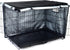 Durable Dog Crate Cover-Double Door, Pet Kennel Cover Waterproof Anti-UV Dog Cage Cover Fit for 24-48 inches Crate -Black...