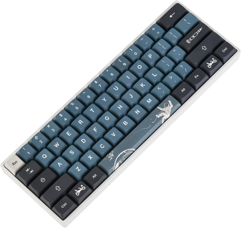Apollo XDA Keycaps 60 Percent, 83-Keys PBT Dye Sublimation Custom Key Cap Set for 61/68 Gaming Mechanical Keyboard...