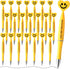Qilery 50 Pcs Employee Appreciation Gifts Smile Face Pens You Are Awesome Pens Heart Funny Pens Inspirational Quote Black Ink Ballpoint PensThank ...