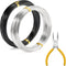 16 Gauge?Silver+Black Wire +Pliers?65ft/20M Metal Wire,Aluminum Wire, Bending Wire,Armature Wire for Sculpting and DIY Craft Supplies...