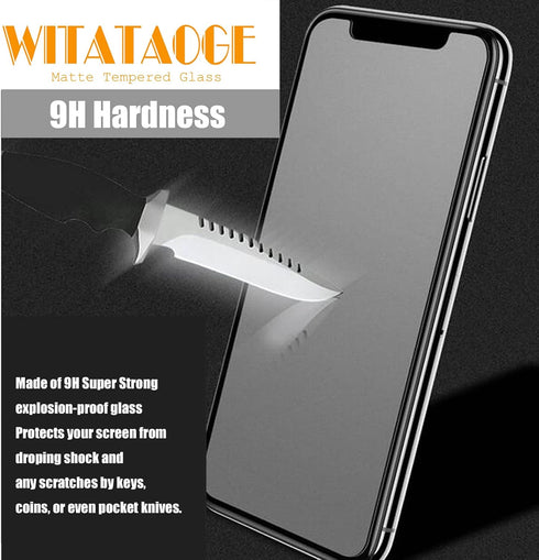 3 Pack Matte Screen Protector for iPhone 12 Pro Max Matte Tempered Glass Anti-Fingerprints Anti-Glare Anti-Scratch 9H Hardness Film for iPhone 12 ...