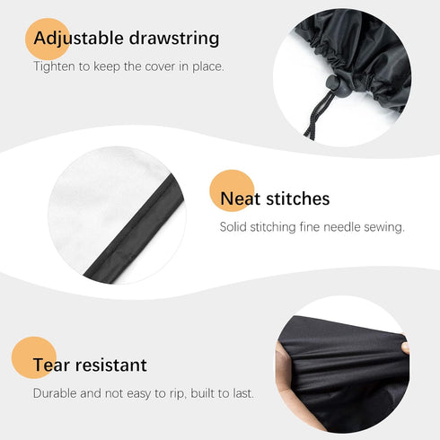 Tonhui Exercise Bike Cover, Upright Indoor Cycling Protective Cover Dustproof Waterproof Cover Ideal for Indoor Or Outdoor Use...