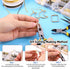 Glarks 1467Pcs Jewelry Making Supplies Kit, Jewelry Repair Tools with Accessories Jewelry Making Pliers, Beading Wires and Jewelry Findings for Je...