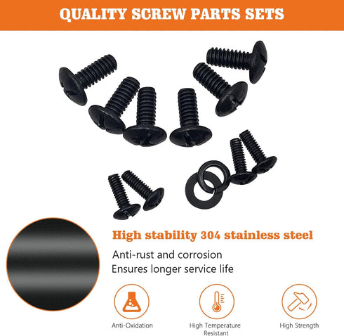 Replacement Screw kit for Pit Boss, Screw Hardware Kit Compatible with PB1000SC1, PB1000SC2, PB1000XL, PB1000SP Grill, includes Different Size Scr...
