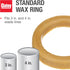Oatey 31190 Heavy Duty Wax Bowl Ring, 3" or 4" waste lines...