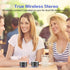 LENRUE Portable Bluetooth Speakers,Wireless Speaker with Clear Sound, Long Playtime, Small Mini Metal Speaker,Christmas Birthday Gifts for Men, Wo...