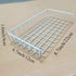 GBYAN Wall Grid Panel Accessories Wire Grid Baskets Shelf Organizer for Wire Board, White...