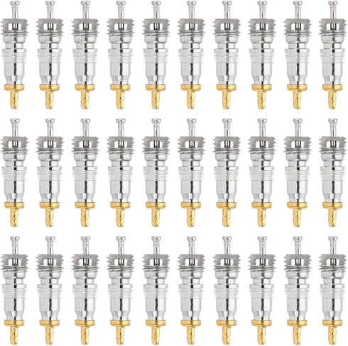 PATIKIL Air Conditioning Valve Core with Seal, 30 Pack Refrigeration Service Valve Stem Cores for HVAC AC System Accessories...